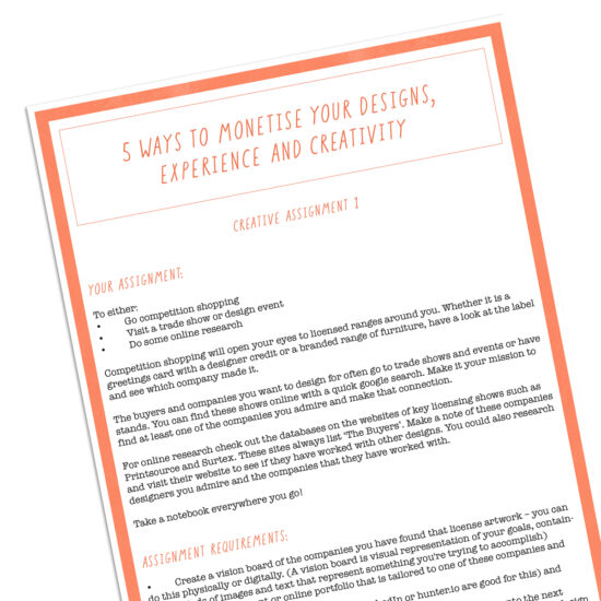 1.1 Creative Assignment 1 online design course